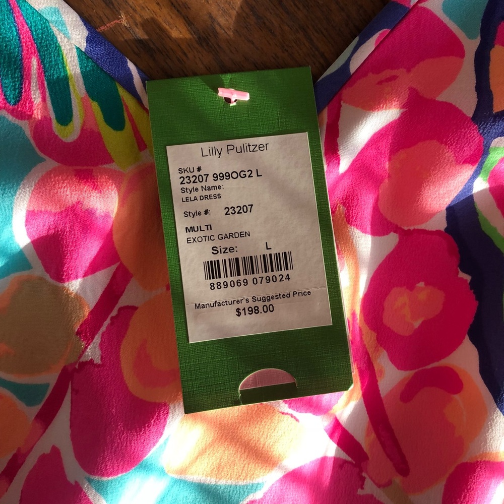 Lilly Pulitzer exotic garden Large dress